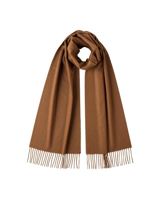 Johnstons Brown Pure Vicuña Scarf