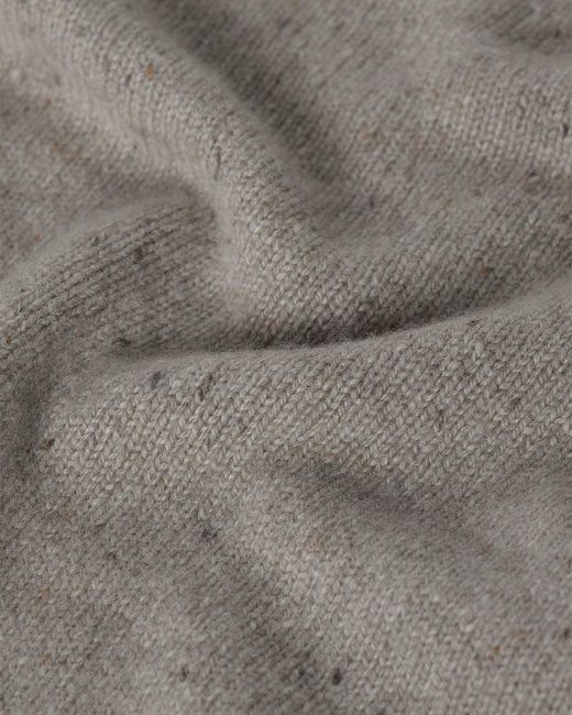 Johnstons Tiree Natural Donegal Cashmere Jumper for men