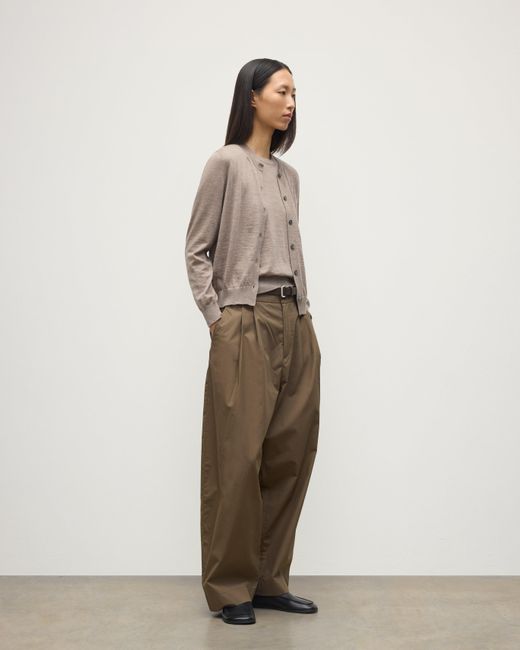 Johnstons Natural Honor Light Superfine Cashmere Cardigan