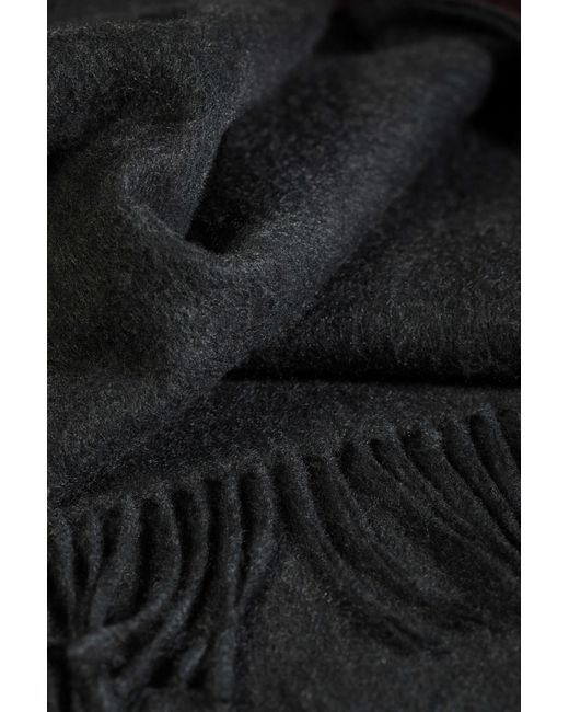 Johnstons Black Charcoal Cashmere Stole