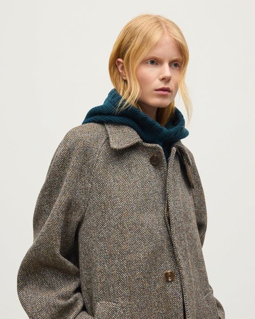 Johnstons Blue Phoebe Luxe Bottle Cashmere Snood