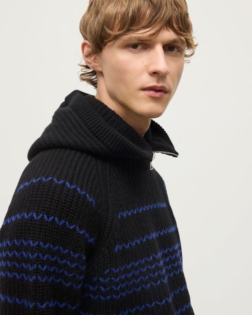 Johnstons Black Nevis Cashmere Hood