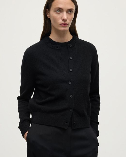 Johnstons Blue Cashmere Cardigan