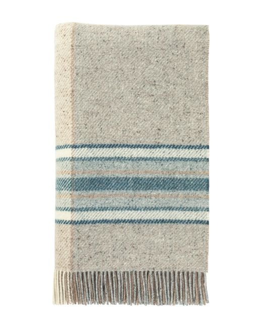 Johnstons Black Donegal Check Bed Throw