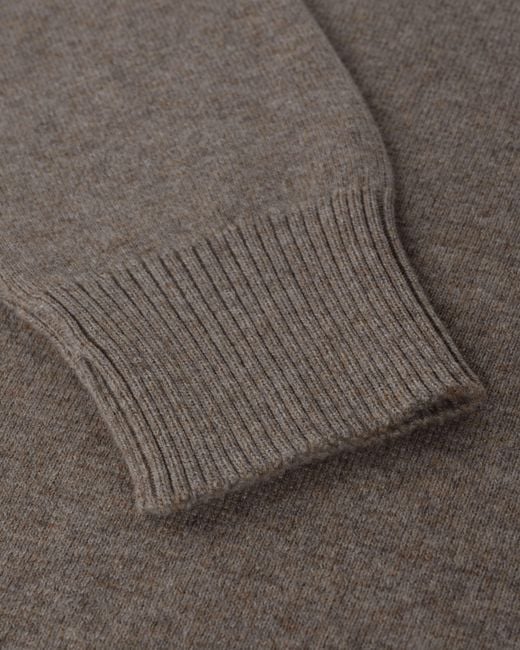 Johnstons Natural Relaxed Milano Stitch Light Jumper for men
