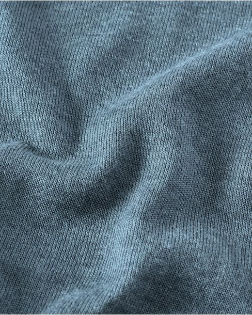 Johnstons Blue Fin Superfine Cashmere Jumper for men