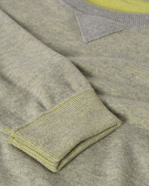 Johnstons White Beach Cashmere Sweatshirt