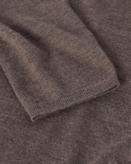 Johnstons White Superfine Cashmere Jumper