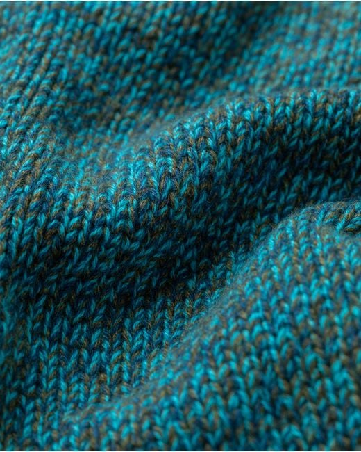 Johnstons Blue Keill Marl Cashmere Triangle