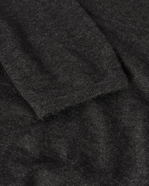 Johnstons Gray Superfine Cashmere Charcoal Jumper