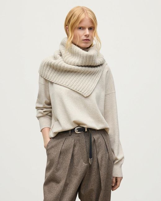 Johnstons Natural Cowie Cashmere Snood