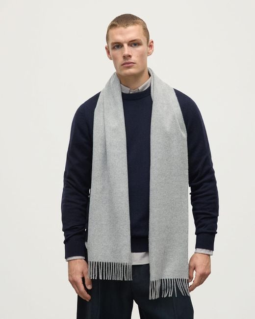 Johnstons Gray Light Cashmere Scarf