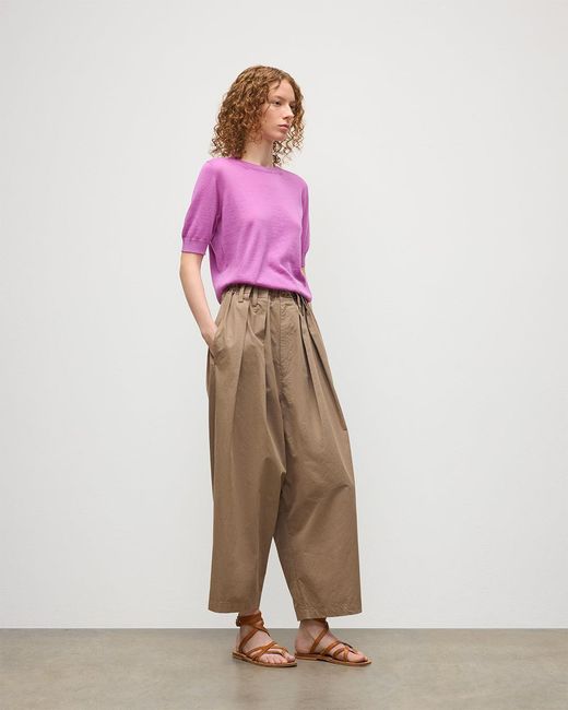 Johnstons Pink Honor Superfine Cashmere T-Shirt