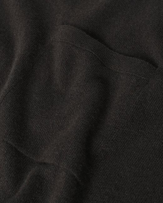 Johnstons Blue Gauzy Pocket Cashmere Jumper
