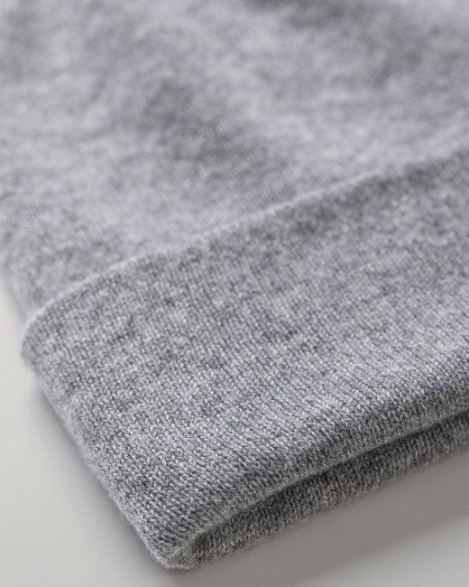 Johnstons Gray Braemar Cashmere Beanie