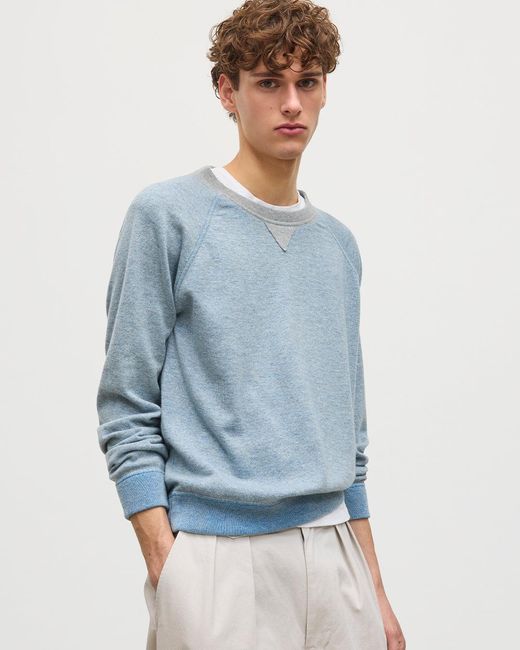 Johnstons Blue Beach Cashmere Sweatshirt