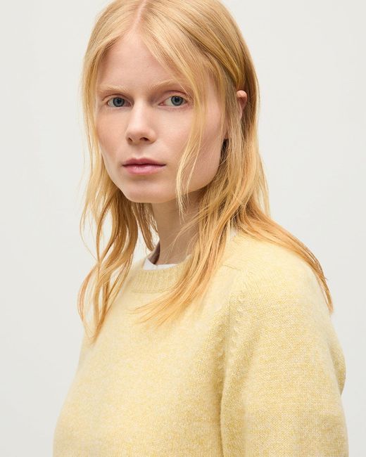 Johnstons White Blyth Lambswool Jumper