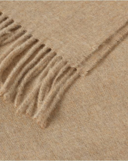 Johnstons Natural Plain Cashmere Throw