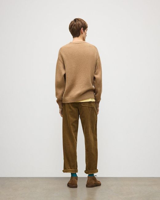 Johnstons Natural Murchison Camel Marble Cashmere & Cotton Jumper