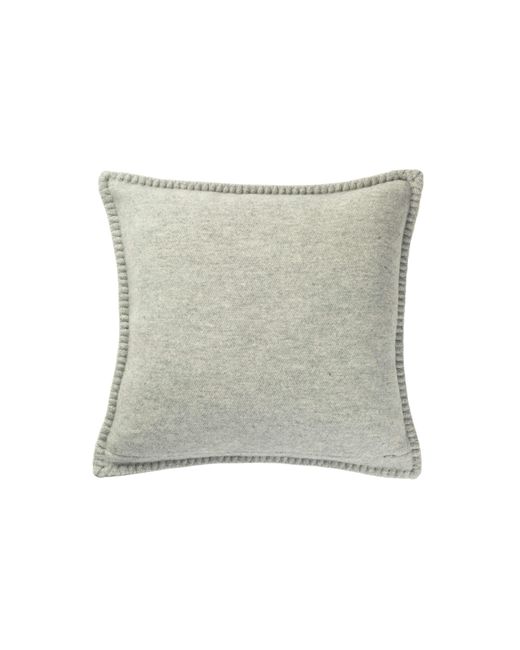 Johnstons Gray Blanket Stitched Basketweave Cushion