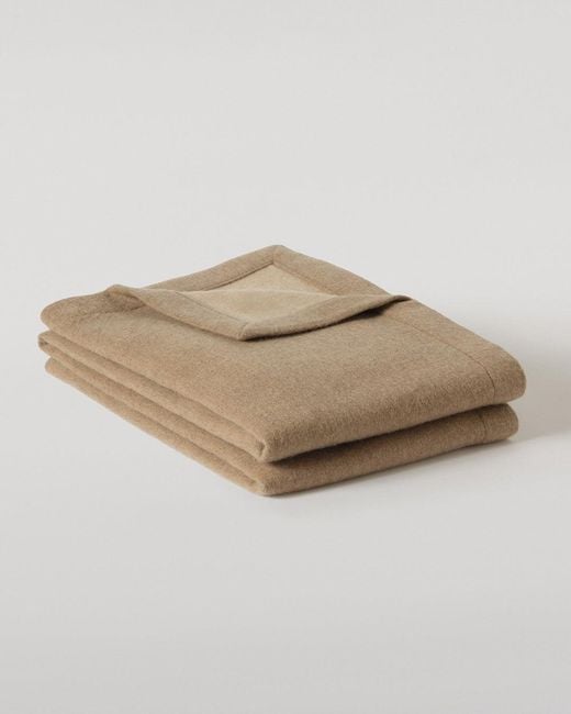 Johnstons Brown Made To Order Cashmere Throw