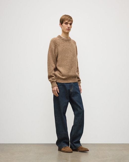 Johnstons Natural Fyfe Cashmere Jumper