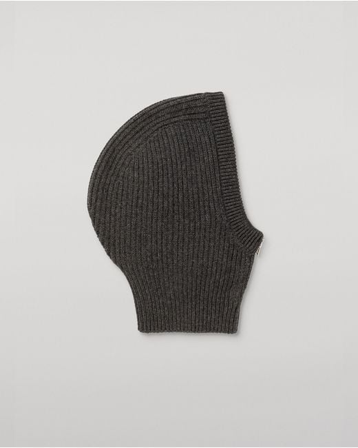 Johnstons Gray Nevis Charcoal Cashmere Hood