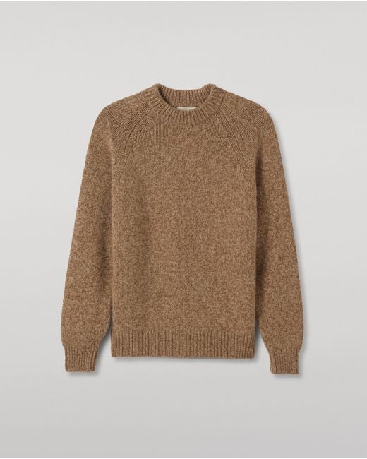 Johnstons Natural Fyfe Cashmere Jumper
