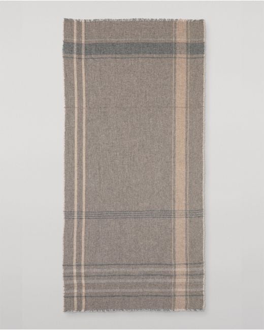 Johnstons Brown Gullane Cashmere Stole