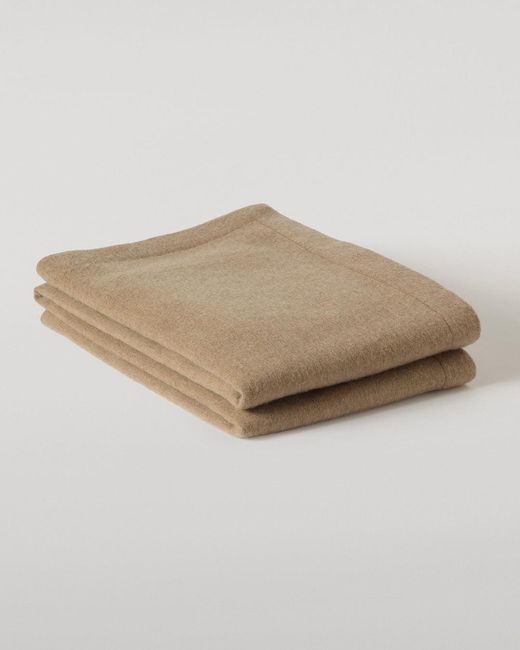 Johnstons Brown Made To Order Cashmere Throw