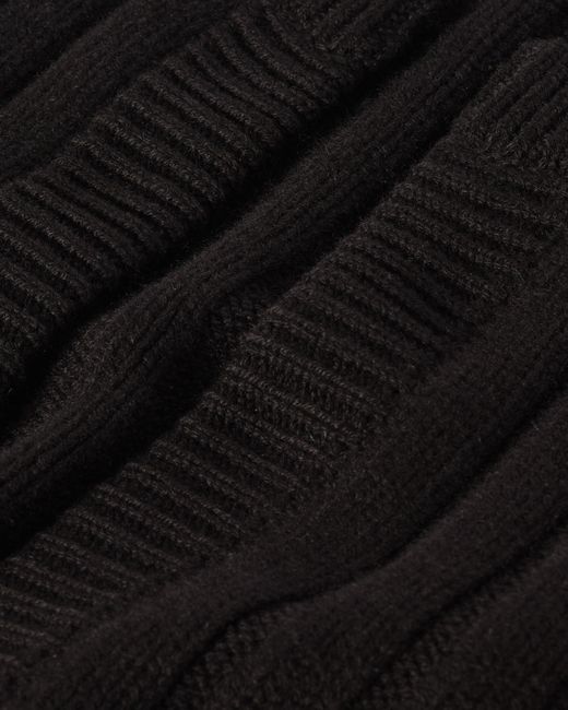 Johnstons Blue Lecht Cashmere Crew Cardigan