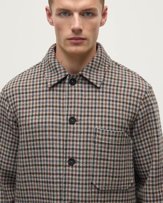 Johnstons Gray The Weavers Jacket for men