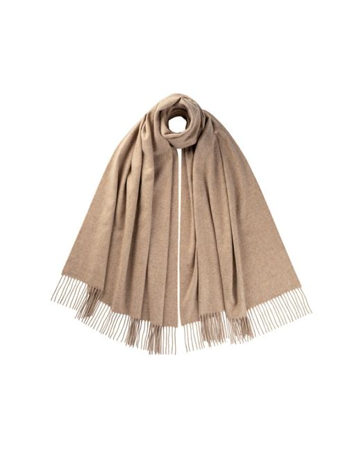 Johnstons Natural Oatmeal Cashmere Stole