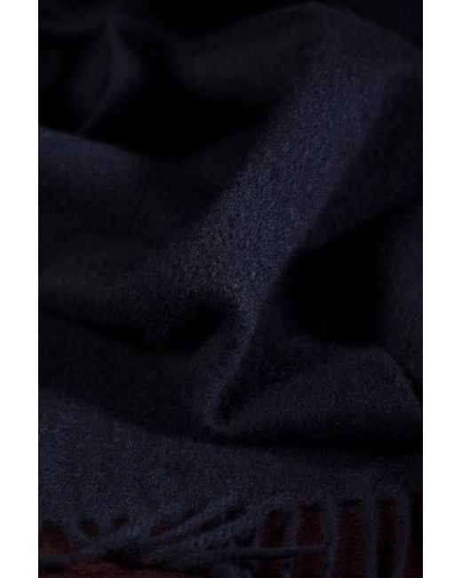 Johnstons of Elgin カシミヤ マフラー ネイビー　スカーフ Johnstons of Elgin レディース ブルー ダークネイビー・カシミヤ