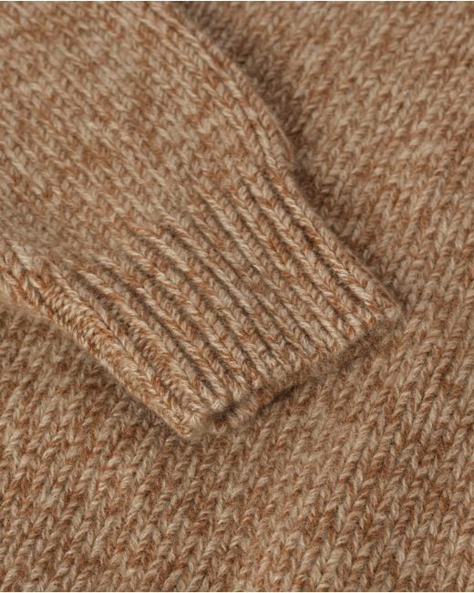 Johnstons Natural Fyfe Cashmere Jumper