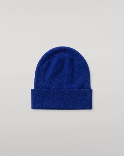 Johnstons Blue Braemar Cashmere Beanie