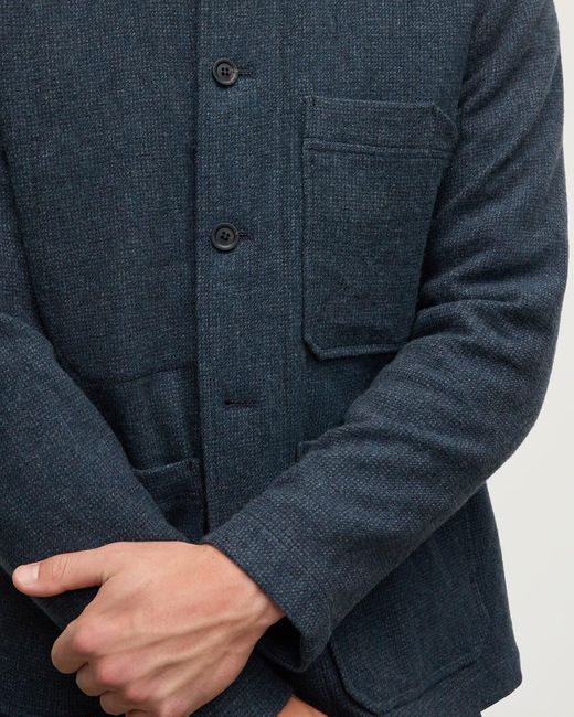 Johnstons Blue The Weavers Jacket for men