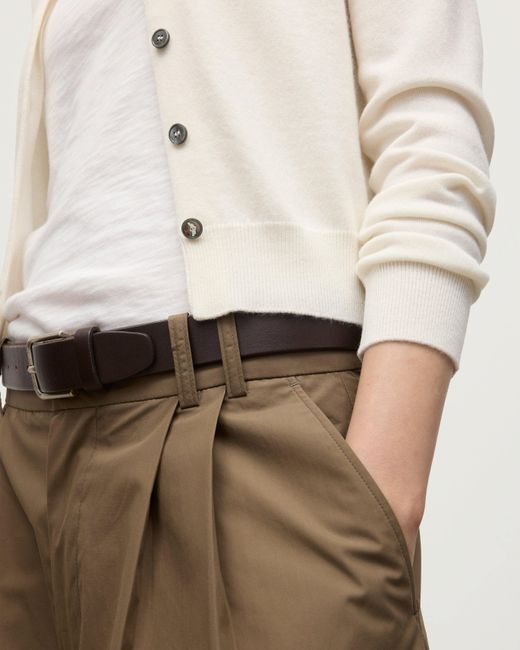 Johnstons Natural Iris Classic Cashmere Cardigan