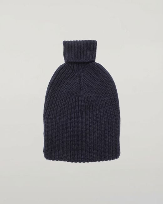 Johnstons Blue Dark Cashmere Hot Water Bottle Cover