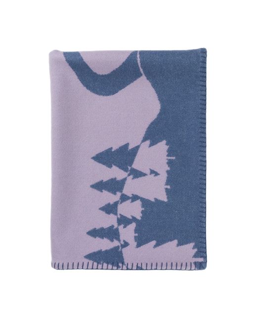 Johnstons Blue 'Mountainside' Blanket Stitched Children'S Throw