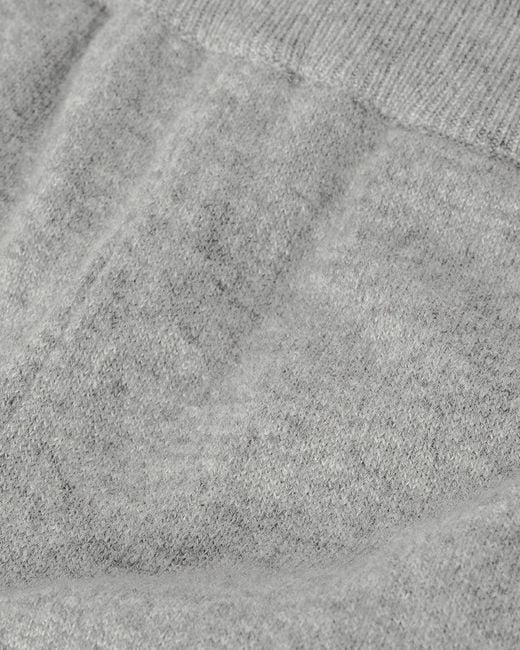 Johnstons Gray Wide Leg Light Cashmere Trousers