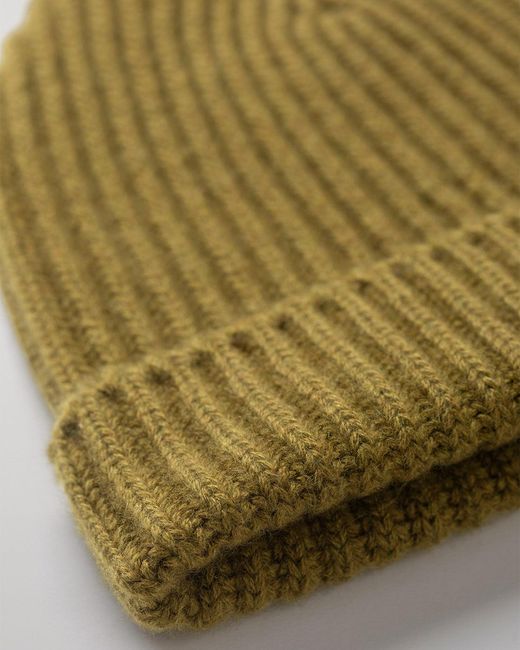 Johnstons Green Lovat Cashmere Hat