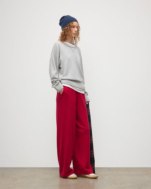 Johnstons White Coll Cashmere Trouser