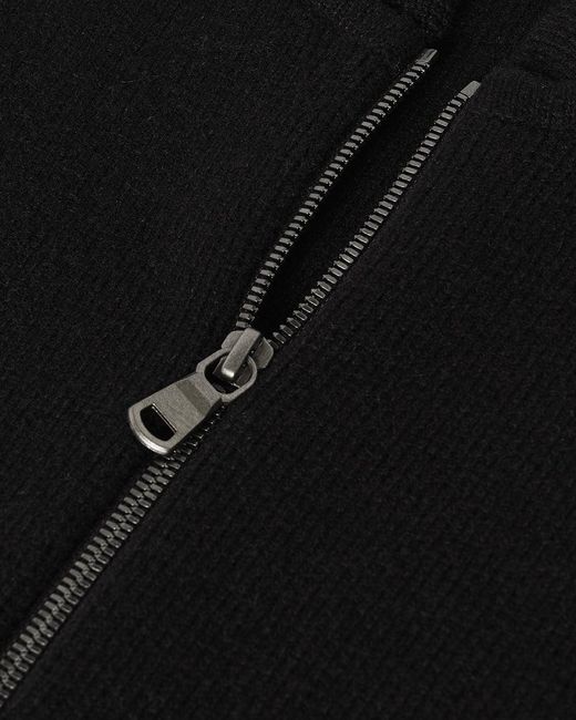 Johnstons Blue Milano Stitch Cashmere Baseball Jacket for men