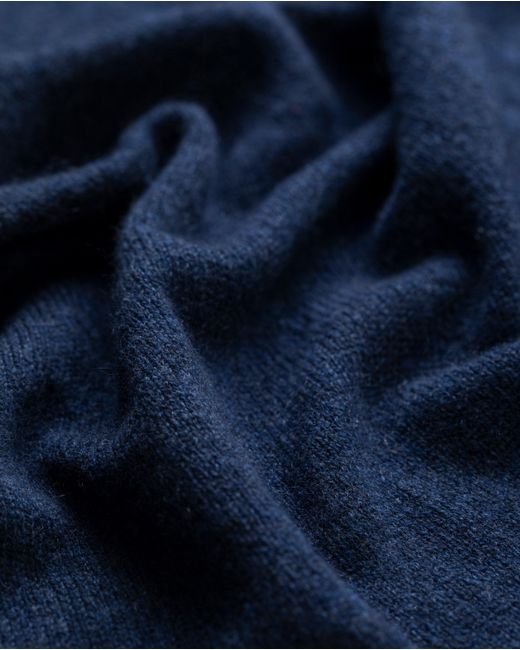 Johnstons Blue Raeburn Cashmere Travel Stole
