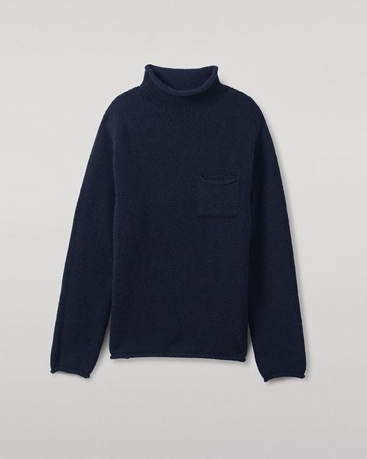 Johnstons of Elgin メンズ ブルー リュクス・カシミヤ Johnstons of Elgin メンズ ブルー リュクス・カシミヤ