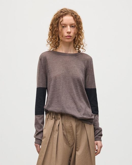 Johnstons Natural Euna & Superfine Cashmere T-Shirt