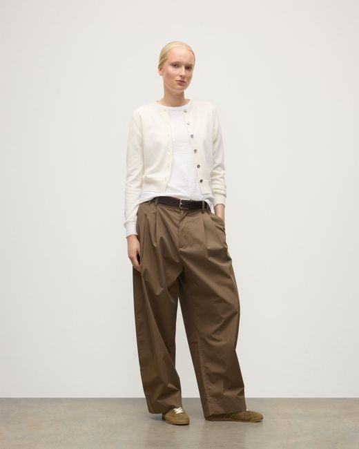 Johnstons Natural Iris Classic Cashmere Cardigan
