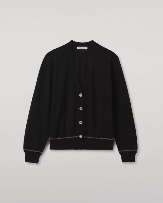 Johnstons Blue Effie Superfine Cashmere Cardigan