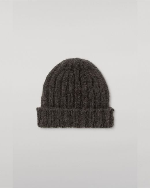 Johnstons Gray Byrne Dark Cashmere Silk Beanie
